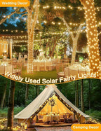 Battery Christmas Lights 2-Pack, 144ft Warm White Remote & Timer