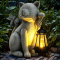 Cat Solar Lawn Figurine Light, Waterproof