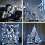 17ft White Outdoor Edison String Lights, Weatherproof