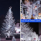 4-Pack Christmas String Lights, 132ft 400 LED Waterproof Twinkle Lights