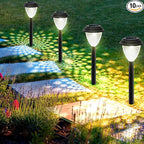 Solar Pathway Lights 10-Pack, Garden LED