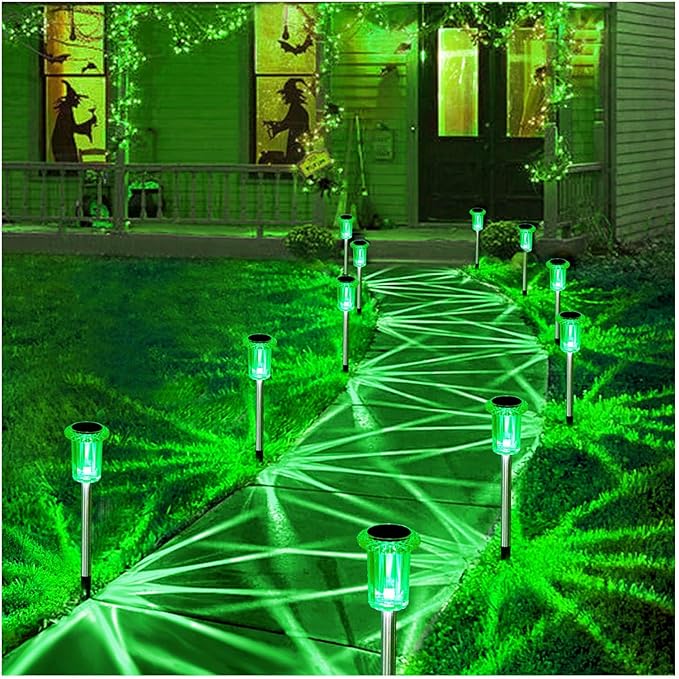Solar Driveway Path Lights 10-Pack, Waterproof