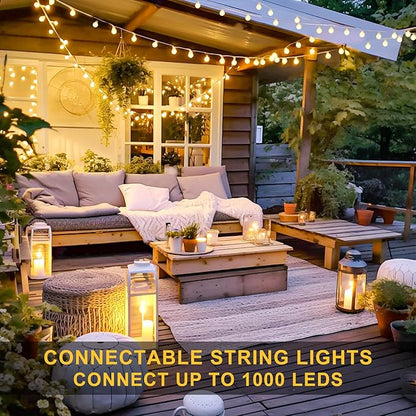 Christmas Yard String Lights, 100ft 200 LED Waterproof