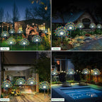 4-Pack Solar Landscape Lights for Yard