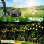 2-Pack Solar Landscape Lights for Driveway