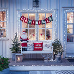 2-Pack 100 LED Christmas Twinkle Lights, 33ft Waterproof for Porch