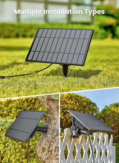 Brightown 38ft Solar String Lights, 16 Shatterproof LED Bulbs with USB Charging, Outdoor Patio & Cafe Lights
