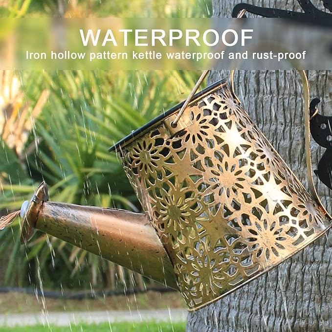 Gnome Solar Hanging Lanterns 2-Pack, Elegant Yard Decor