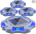 Solar Gutter Lights 4-Pack, Waterproof LED