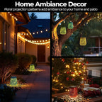 Garden Solar Lantern Set 4-Pack, Elegant Patio Lighting