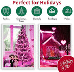 Christmas Twinkle Lights, 20ft Waterproof for Patio