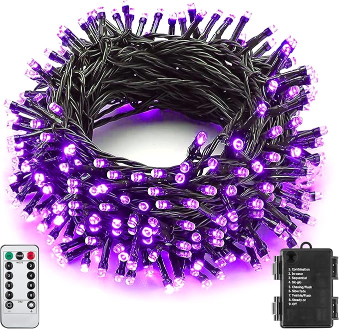 33ft Christmas LED String Lights, Waterproof Timer Lights