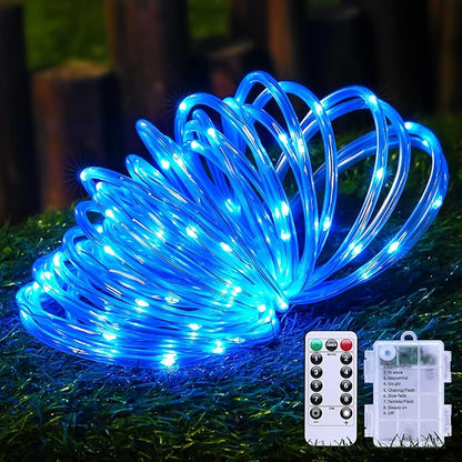 Remote Control Rope Lights, 33ft Color-Changing LED