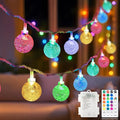50 LED Christmas Twinkle Lights, 4ft Waterproof for Patio