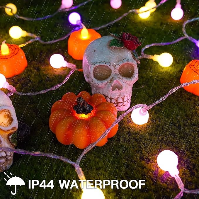 Christmas LED String Lights, Waterproof Timer Lights