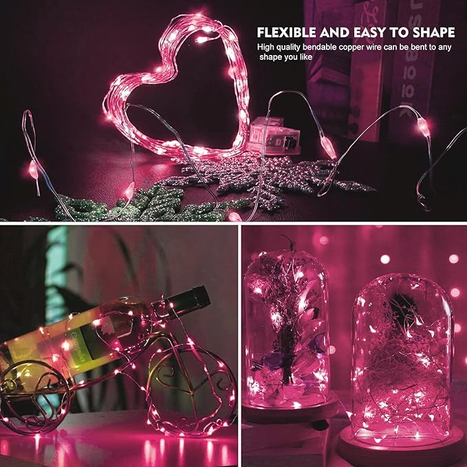 48-Pack 20 LED Christmas Twinkle Lights, Waterproof for Patio