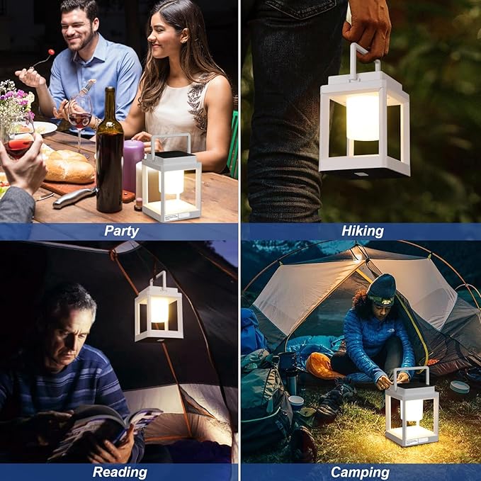 Solar Garden Lanterns, Patio Hanging LED Decor