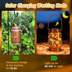 Elegant Dragonfly Solar Lanterns for Patio, Waterproof LED
