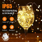 33ft Warm White Outdoor Edison String Lights, Weatherproof