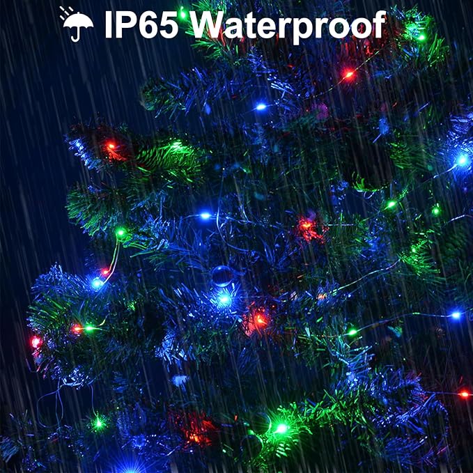 4 Pack Fairy Lights Battery Operated, 16.4 Ft 50 LED Starry Fairy Lights with Auto Timer Dark Green Copper Wire Twinkle Lights for Wedding Bedroom Christmas (Multicolor)