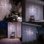 18" Moroccan Solar Pendant Light, Outdoor