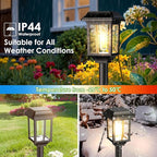 8-Pack Solar Pathway Lights, Waterproof LED Yard Lights
