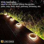 Solar Dock Lights 4-Pack, Waterproof LED
