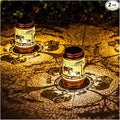 2-Pack Elephant Solar Lanterns, Waterproof LED Outdoor Lights