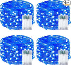 Christmas Backyard String Lights, 16ft 50 LED Waterproof