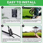 12-Pack Solar Landscape Lights for Yard