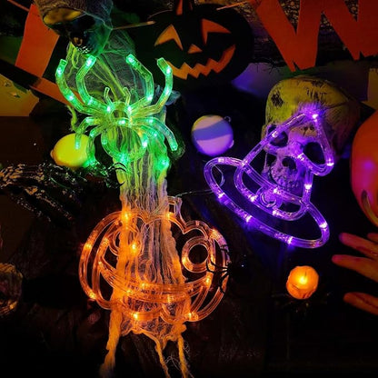 Halloween Fairy Lights 3-Pack, Battery Twinkle Lights