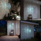 18" Moroccan Solar Pendant Light, Outdoor