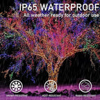 Christmas Fairy Lights 2-Pack, 66ft 200 LED Battery Twinkle Lights