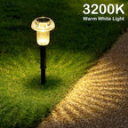 Solar Garden Path Lights 8-Pack, Waterproof
