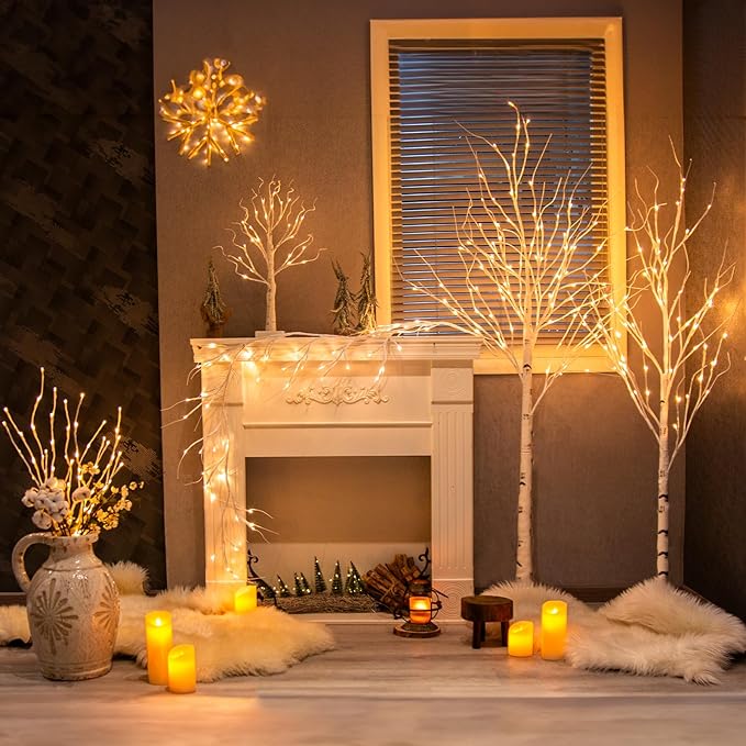 Warm White Solar Path Lights, Outdoor Yard LED