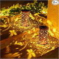 2-Pack Decorative Dragonfly Solar Lanterns for Yard, Waterproof LED