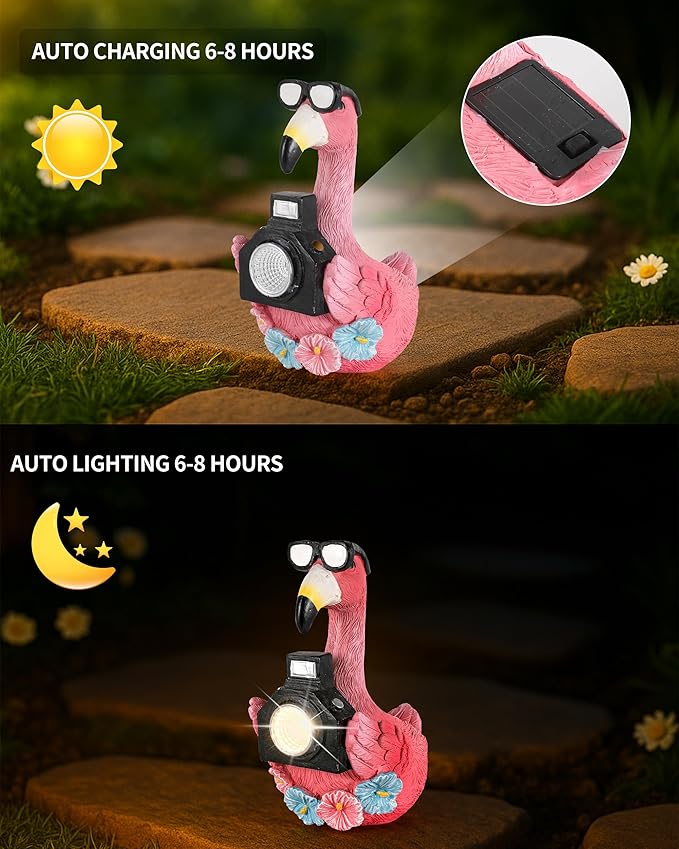 Garden Solar Lawn Figurine Light, Waterproof