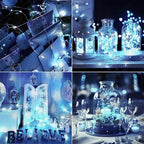 12-Pack Christmas Twinkle Lights, Waterproof for Patio
