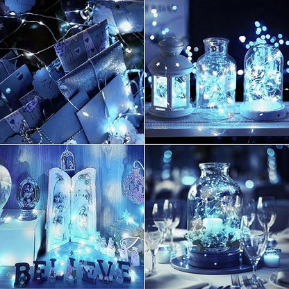 12-Pack Christmas Twinkle Lights, Waterproof for Patio