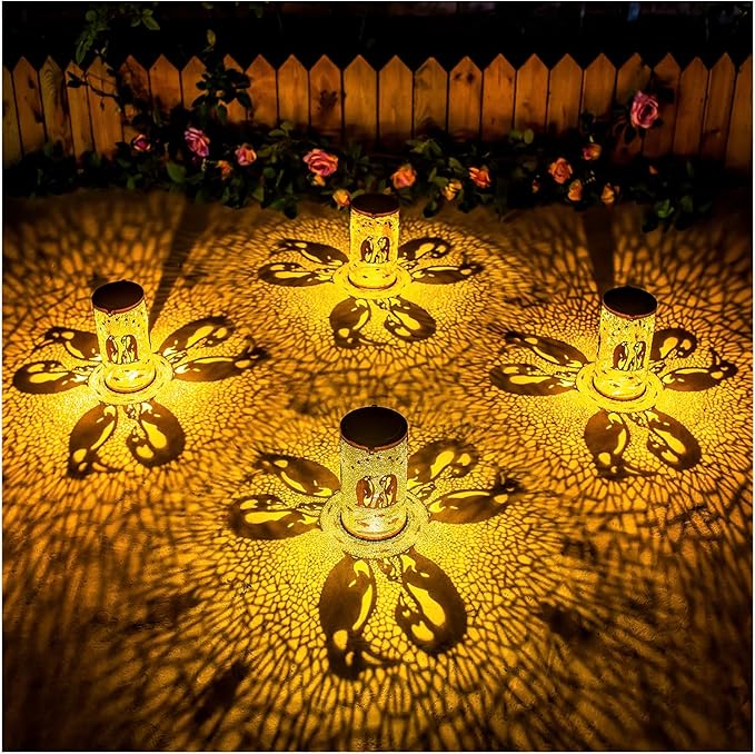 Penguin Solar Lanterns Outdoor Waterproof Hanging Solar Lights Penguin Gifts for Women Men Metal Decorative LED Lanterns for Garden Decor,Yard,Patio,Lawn,Tabletop,Pathway