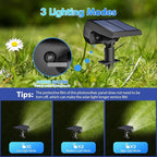 4-Pack Solar Spotlights, Waterproof Yard LED