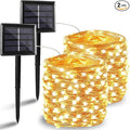 Battery Christmas Lights 2-Pack, 144ft Warm White Remote & Timer