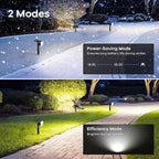 60 LED Solar Garden Spotlights 6-Pack, LED