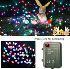 4-Pack Outdoor String Lights, 6ft Waterproof LED