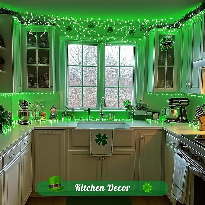 2-Pack Christmas String Lights, 132ft 400 LED Waterproof Twinkle Lights
