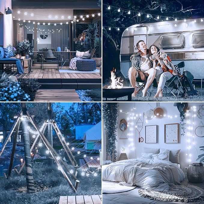 Christmas Fairy Lights, 33ft 100 LED Battery Twinkle Lights