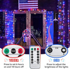 33ft White Outdoor Edison String Lights, Weatherproof