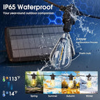 102ft LED Patio String Lights, Waterproof Outdoor