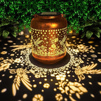 Elegant Hummingbird Solar Lanterns for Patio, Waterproof LED