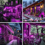 200 LED Christmas Twinkle Lights, 66ft Waterproof for Yard